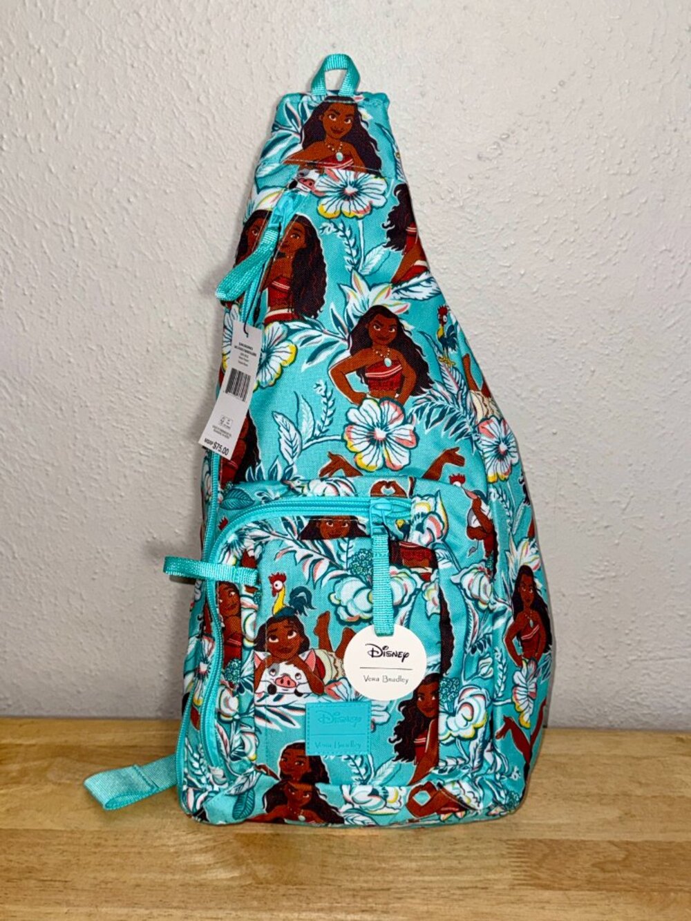 Vera Bradley Sling Backpack in Moana Tropical NWT
